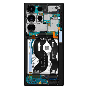Funda para Teléfono Samsung Fold, TPU y PC, Resistente a Impactos, Diseño Mecánico Transparente, Protección para S23 S22 Z Flip5 Fold5 - Product Image 2
