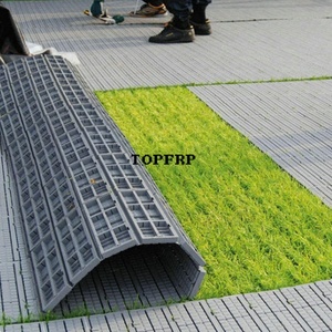 Interlocking Modular PP <b>Plastic</b> Outdoor Turf Protection Event Flooring for Concert Party - Product Image 3