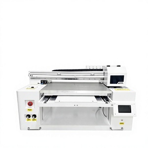 Imprimante UV hybride à plat 6050 avec tête d'impression DX7 pour métal, cuir, plastique, coques de téléphone - Semi-automatique, écran tactile, pour petites entreprises - Product Image 1