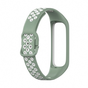 Bracelet en Silicone Double couleur pour <span class=keywords><strong>Samsung</strong></span> Galaxy <span class=keywords><strong>Fit</strong></span> <span class=keywords><strong>2</strong></span>, bracelet de remplacement Sm-<span class=keywords><strong>R220</strong></span> - Product Image 3