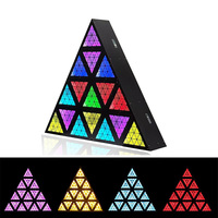 Barres lumineuses LED RGB 350W rétro triangulaires à assemblage antique, pour discothèques, salles de banquet, scènes de mariage, KTV