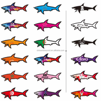Autocollant 3D Paul Shark 2025 – Logo étanche, motif dessin animé, autocollant décoratif, vente en gros, autocollant d'inventaire