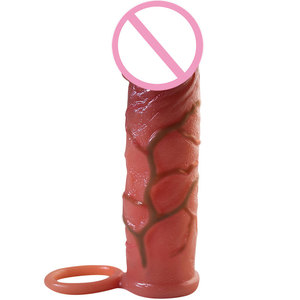 Netphi Adult Male Sex Toys Wieder verwendbare Silikon Cock Sleeve Ball <span class=keywords><strong>Stretcher</strong></span> Realistische Dildo enthalten Paare Mastur batoren - Product Image 2