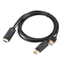 Cable HDMI a DP 4K 60Hz con Cable de Alimentación USB para PC, Laptop, PS5, Xbox, Adaptador de Cable Convertidor HDMI Macho a DP Hembra