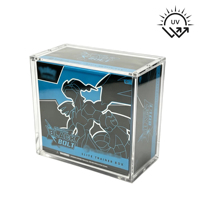 Boîtier en acrylique transparent personnalisé à faible MOQ pour ETB, protection UV, boîte de présentation en acrylique pour Elite Trainer Box avec couvercle magnétique robuste