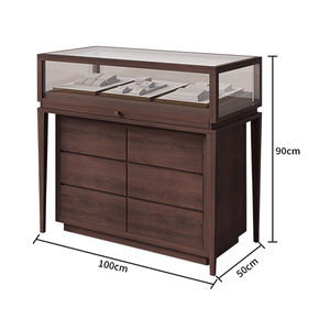 Vetrina per Gioielli di Lusso dal Design Moderno, Espositore a Isola in Vetro Personalizzato, Caratteristiche Impermeabili ed Ecologiche - Product Image 6