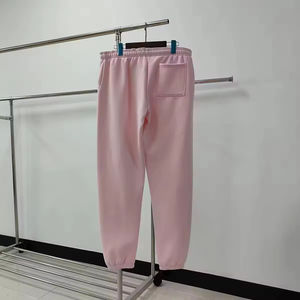 Venta al por mayor de ropa de calle personalizada de los hombres pantalones de chándal de calidad superior 100% algodón Puff impresión pantalones pesados para los hombres - Product Image 3