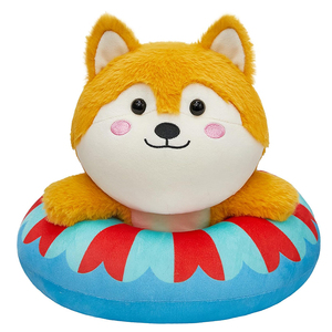 Peluche de <span class=keywords><strong>Shiba</strong></span> <span class=keywords><strong>Inu</strong></span> de Alta Calidad de 11 Pulgadas, Juguete de Peluche Suave con Anillo de Natación, Lindo Regalo de Cumpleaños para Niños y Niñas - Product Image 1