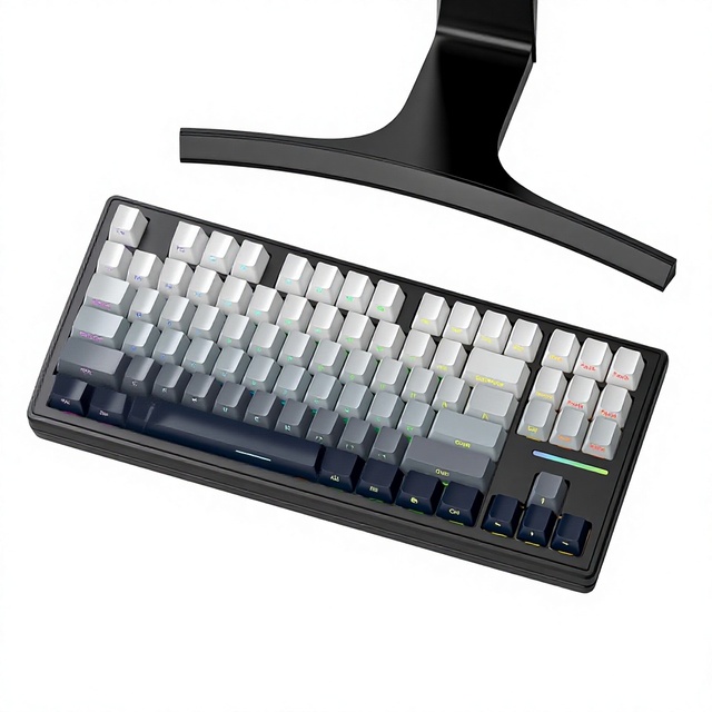Attack Shark M87 Tri-mode Wireless Mechanical Keyboard TKL Layout Wired RGB Custom Gasket-mounted Design Hot-swappable Gaming