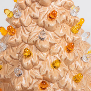 Co-Arts Decoración de mesa de alta calidad Gris claro Vintage Cerámica Porcelana Árbol de Navidad Interior Hogar Árboles de Navidad artificiales Arboles - Product Image 4