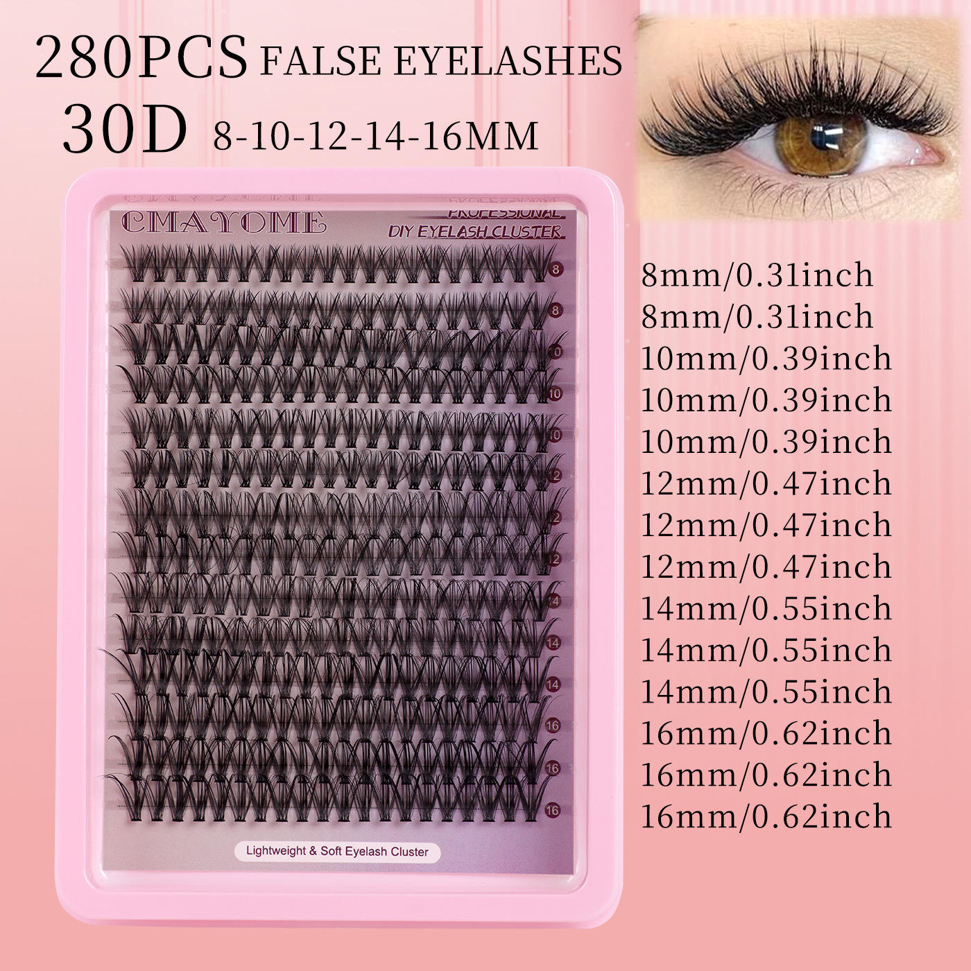 TM3018-5-DIY-SET-810 [30D] 280 Bristles