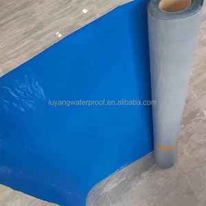 Film TPU PO auto-adhésif imperméabilisant pour toiture, membrane d'étanchéité bitumineuse modifiée avec feuille d'aluminium pour toitures en métal rouillé - Product Image 1