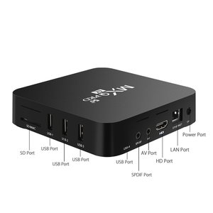 Nhà Máy Giá Android 7.1 thông minh TV Hộp 5 gam Mạng người chơi nhà <span class=keywords><strong>IPTV</strong></span> Hộp 4K 1080p Youtube phương tiện truyền thông Máy nghe nhạc 2.4 Gam Wifi Set Top Box - Product Image 6