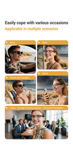Lunettes Intelligentes F20 AI de Traduction Instantanée avec Appel Bluetooth, Lecture Musicale, Jeux, Menu Multi-styles et Caméra à Distance - Product Image 6