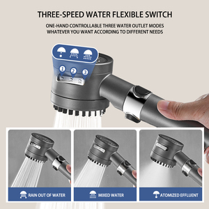 2025 vente chaude pommeau de douche haute pression ABS avec <span class=keywords><strong>filtre</strong></span> en coton PP <span class=keywords><strong>filtre</strong></span> de <span class=keywords><strong>beauté</strong></span> Massage pour <span class=keywords><strong>application</strong></span> de toilette - Product Image 6