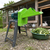 Machine de traitement des aliments pour animaux à moteur électrique pour usage domestique, coupe-paille, ensileuse et broyeur de paille de Napier