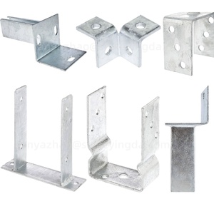 Nhà Máy Tùy Chỉnh Nhiệm Vụ Nặng Nề Nhúng Nóng Mạ Kẽm Bài Neo Hỗ Trợ Khung Giá Cho Hàng Rào Gỗ Bài Cơ Sở - Product Image 2