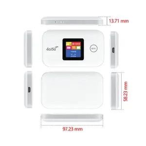 2023 3000 mAh batería 4G MiFi Smart Mobile Router para fácil portabilidad Router 4G con ranura SIM 4 horas de respaldo