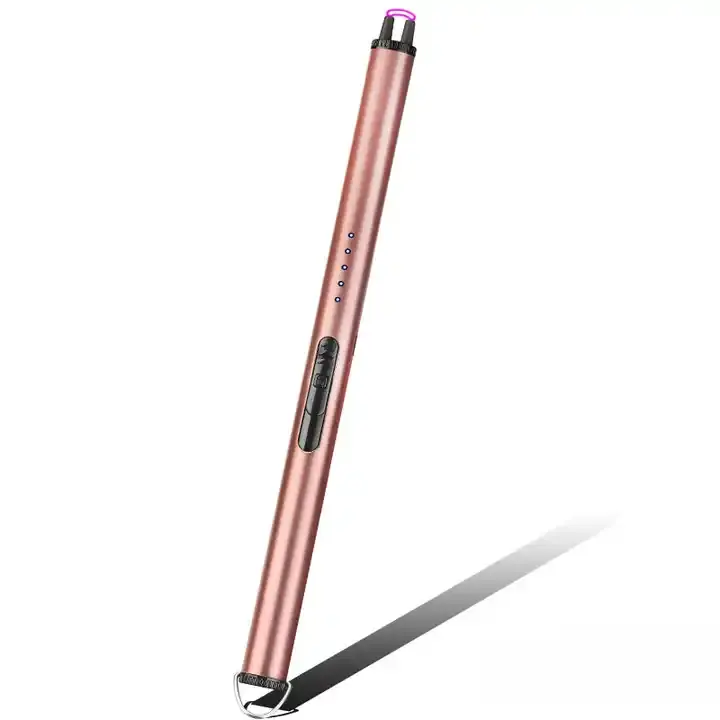 Eletrônico BBQ USB Bateria Vela Atacado Multi-color Long Stick Recarregável Plasma Windproof Isqueiro Elétrico