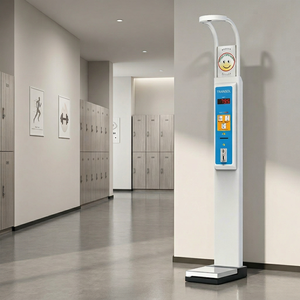 Bilancia Meccanica in Acciaio HW-600 per Check-up Sanitario con Display LED, Misurazione dell'Altezza, dell'Equilibrio e del BMI, Personalizzabile OEM - Product Image 1