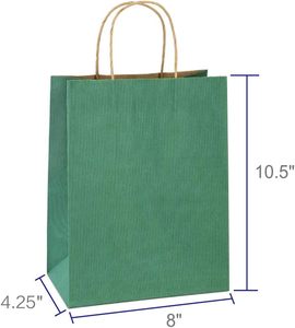 Sacs en papier noir personnalisés de haute qualité, imprimés sur mesure, certifiés écologiques, pour l'emballage de produits de boulangerie et de vêtements - Product Image 1