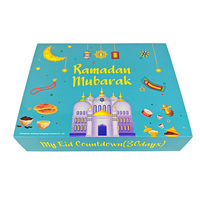 Ramadan Dekorationen 30-Tage Ramadan Advents kalender Selbst füllende Schubladen boxen Festliche islamische Eid Geschenk Kinder Advents kalender Boxen