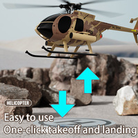 Hélicoptère RC 1:28 RTF ERA C189 MD500 Little Bird 2.4G 4CH UAV Maintien d'altitude Monopale Sans barre stabilisatrice Hauteur fixe