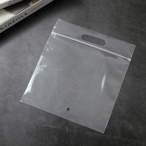 Luxury Large Transparent Poly Coat Suit T-Shirt Zipper <b>Bags</b> Handle for Clothes Packaging Display - Product Image 3