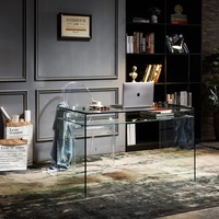 Bureau de gestion de bureau, en acrylique transparent, joli design