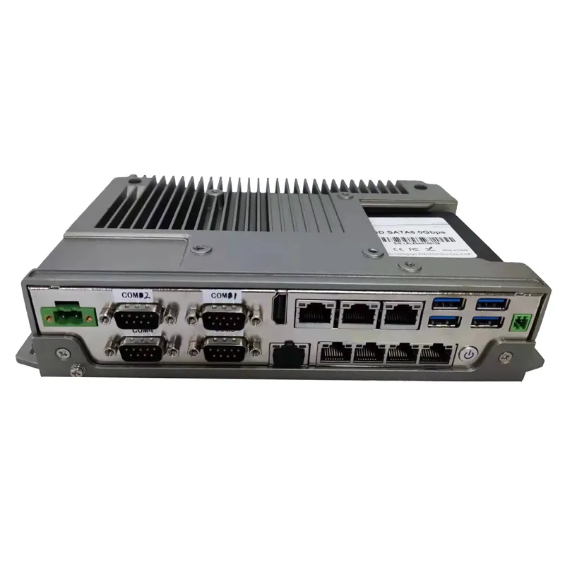 8 Lan portu ile yeni OEM güçlü mini endüstriyel kutu pc BPC-8001-6015-8145U sunucu bilgisayar