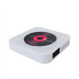 <span class=keywords><strong>Lecteur</strong></span> <span class=keywords><strong>CD</strong></span> portable mural transfrontalier avec répétiteur domestique pour musique <span class=keywords><strong>CD</strong></span>, écran LED, sortie 10W et télécommande - Product Image 1