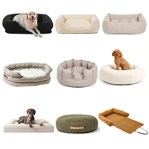 Diseño único de lujo blanco Boucle tela perro cama Boucle mascota cachorro gato cama soporte <span class=keywords><strong>OEM</strong></span> y ODM - Product Image 5