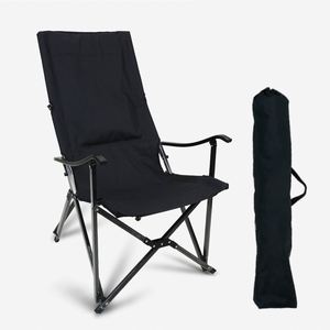 Chaise de pêche et de loisirs pratique, chaise pliante avec dossier pour le camping et le barbecue - Product Image 1