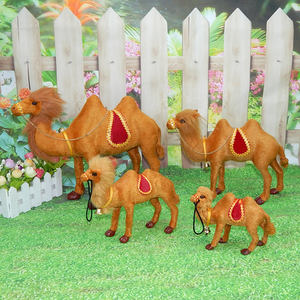 Wild Life modello animale simulazione piccolo cammello peluche ornamenti per bambole artigianato cammello giocattolo bambola simulazione realistico piccolo cammello - Product Image 3