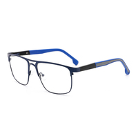 Kacamata Retro Klasik Pria Bingkai Kacamata Optik Desain Cetak Solid Model Haoya 1501