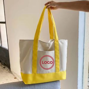 Sac fourre-tout en toile de coton uni, personnalisé avec logo DLBZ, écologique, promotionnel, résistant, pour les courses - Product Image 4