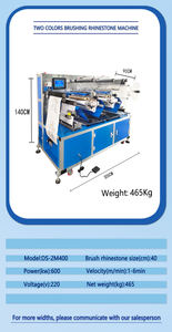 Machine à poser des strass entièrement automatique certifiée CE pour tissu, machine à motifs de strass à grande vitesse pour vêtements - Product Image 6