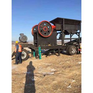 Pabrikan Peralatan Penghancur Agregat Tambang Mobile PE-750x1060 Jaw Crusher - Product Image 1