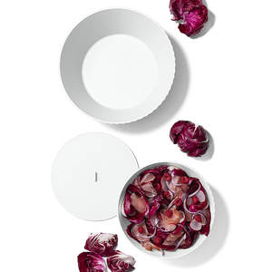 Assiettes et bols de qualité italienne blanc opaque 25cm de diamètre bol de luxe à salade en polypropylène biodégradable pour le service de soupe - Product Image 2