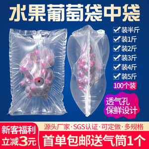Bolsa Protectora Inflable para Uvas Berg, Transpirable 360 Grados, a Prueba de Humedad, Conserva la Frescura, Empaque para Frutas - Product Image 3