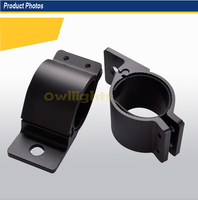 Support de lampe pare-chocs de voiture, Tube rond de 2 pouces, support de montage pour lampe de travail Auto LED