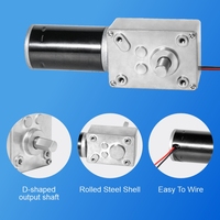 Motor DC Worm Gear Torsi Tinggi Xinyongtai 5840-31ZY 15MM 12V/24V 70Kg.cm 70Kg untuk Robot Konstruksi & Kipas & Mobil & Sepeda Listrik