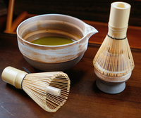 Fouet à Matcha Chashaku en Bambou Fait Main avec Impression de Logo Personnalisé – Vente en Gros