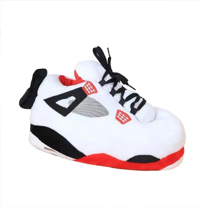 Новинка 2021, белые, черные, красные, синие теплые зимние удобные мягкие плюшевые домашние тапочки для мужчин и женщин, Спортивная стильная домашняя обувь Yeezy