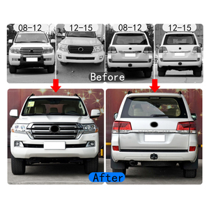 Kits de modification de carrosserie pour Toyota Land Cruiser FJ200 LC200 <span class=keywords><strong>2008</strong></span> - 2015 Mise à niveau vers le modèle 2016 avec phares, feux arrière, capot - Product Image 2