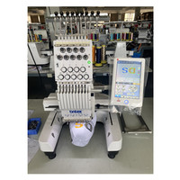 Machine à broder informatisée automatique BR-901C, tête simple, 9 aiguilles, pour broderie plate, t-shirts et casquettes, zone de broderie 360x200mm