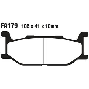 ผ้าเบรกมอเตอร์ไซค์แบบกึ่งโลหะ FA179 SB125 สำหรับรถวิบาก <span class=keywords><strong>CF</strong></span> <span class=keywords><strong>MOTO</strong></span> 250NK 300NK 250SR XVS <span class=keywords><strong>650</strong></span> - Product Image 2