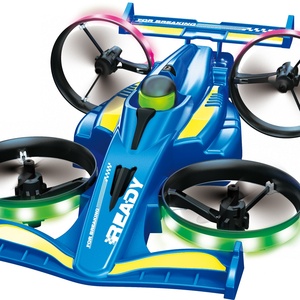 Nouvelle voiture de course tout-terrain 2.4G RC, jouet 2-en-1, design 360° °   Drone Quadricoptère RC avec Lumières LED et Fonction de Vol en Arrière FX11 - Product Image 2
