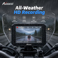 Aoocci BX Vente en gros Caméra DVR pour moto 5,5 pouces avec détection d'angle mort et caméra avant/arrière 1080P pour la conduite à moto