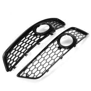 Grille de protection de phare antibrouillard avant de style nid d'abeille pour Audi A3 8P 2009-2013 8P0807682D 8P0807681D - Product Image 4